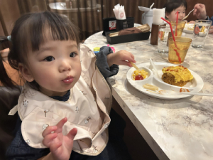 初めてのお子様ランチ